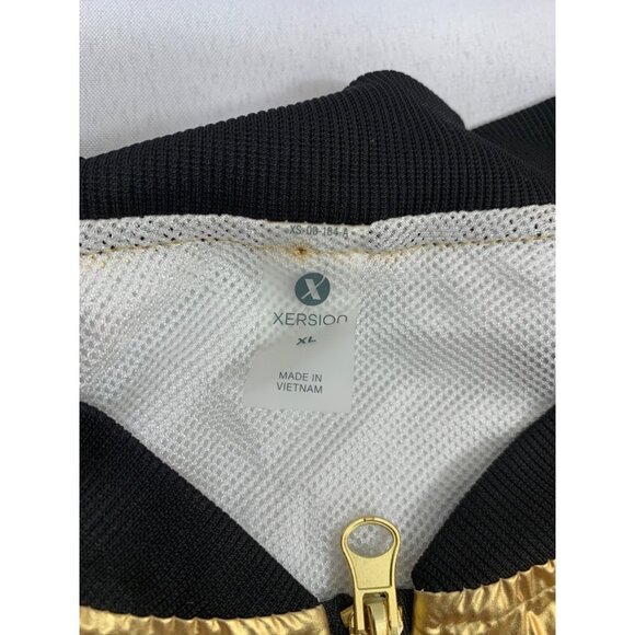 Xersion Women’s Gold Zipper Jacket - Picture 3 of 6